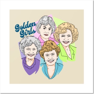 The Golden Girls Squad 80s Posters and Art